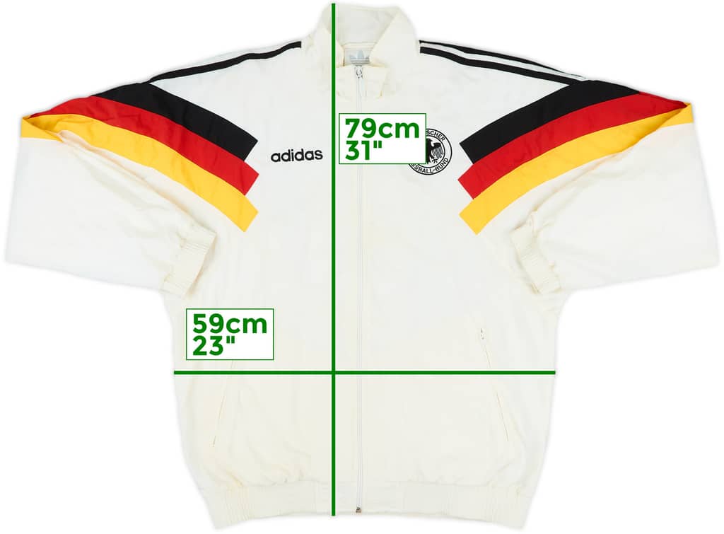 1990-92 Germany adidas Track Jacket - 8/10 - (M)