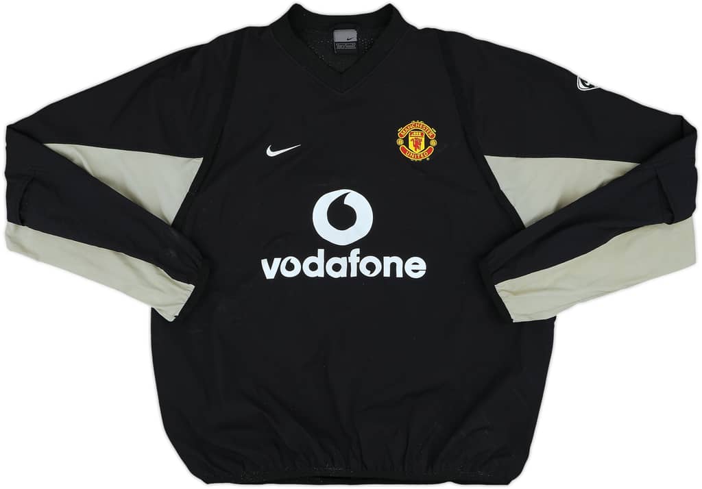 2002-03 Manchester United Nike Drill Top - 8/10 - (L)