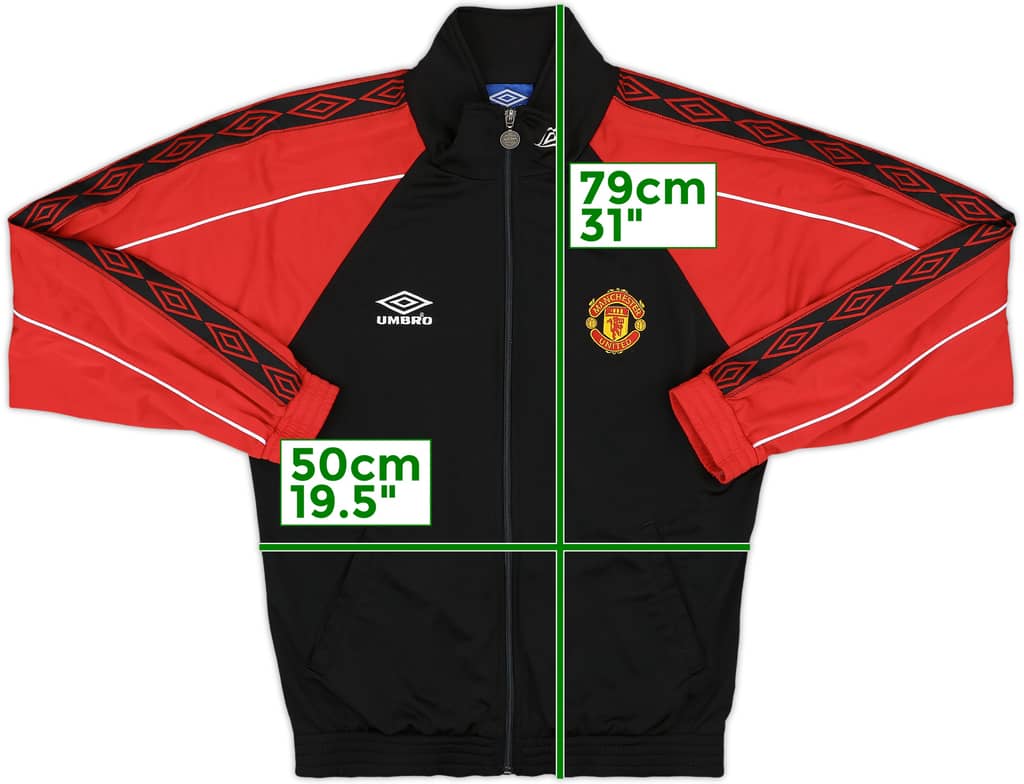 1998-00 Manchester United Umbro Track Jacket - 8/10 - (M)
