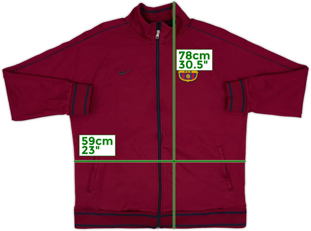 2010-11 Barcelona Nike Track Jacket - 8/10 - (XL)