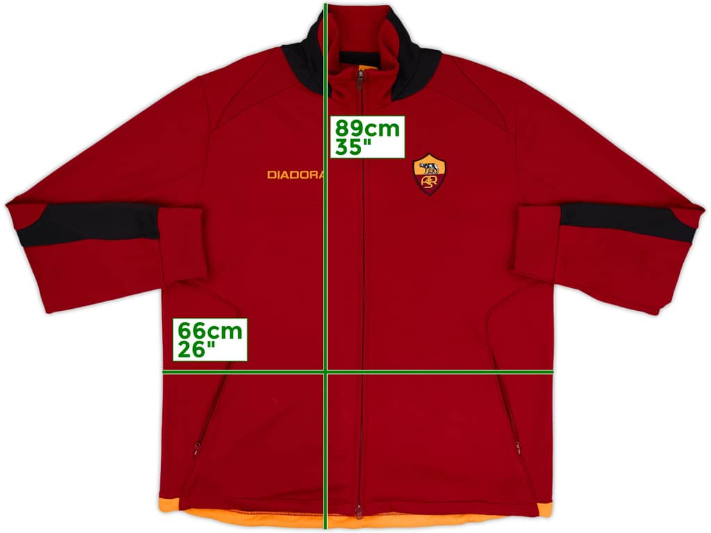 2005-06 Roma Diadora Track Jacket - 6/10 - (XXL)