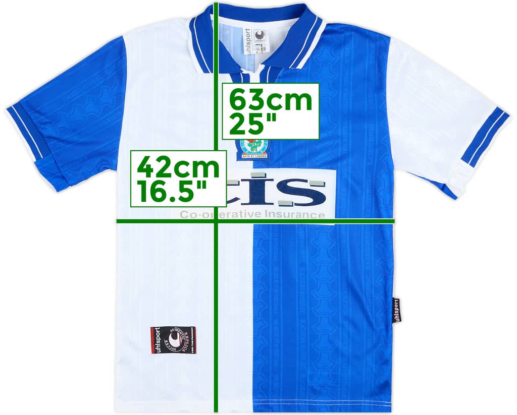 1998-99 Blackburn Home Shirt - 8/10 - (M.Boys)