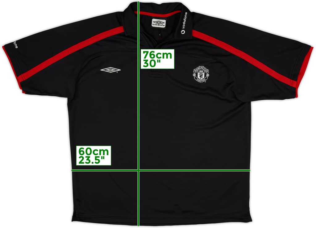 2000-01 Manchester United Umbro Polo Shirt - 10/10 - (XXL)