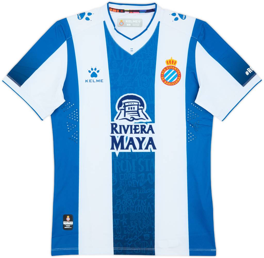 2019-20 Espanyol Home Shirt - 9/10 - (S)