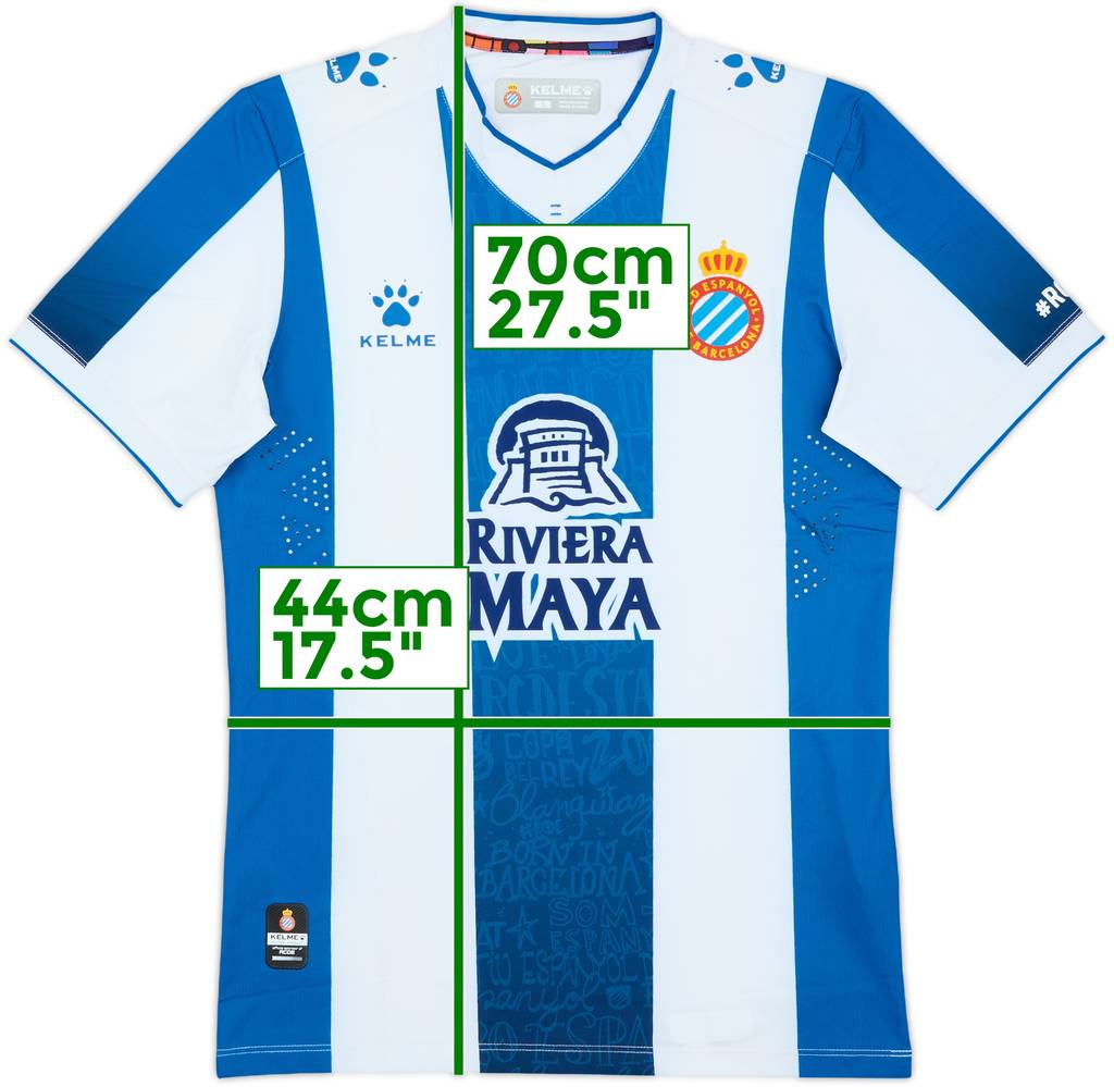 2019-20 Espanyol Home Shirt - 9/10 - (S)