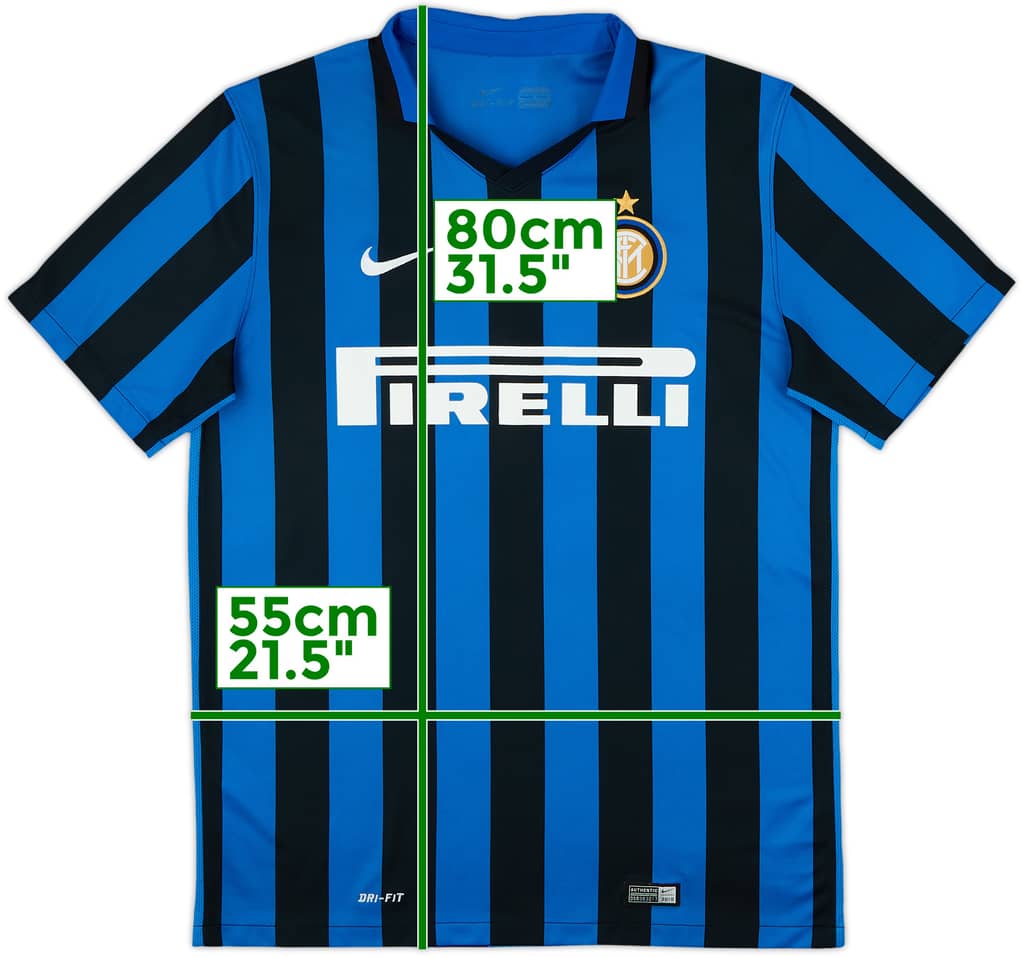2015-16 Inter Milan Home Shirt - 8/10 - (L)