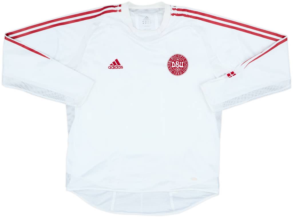 2004-06 Denmark Player Issue Away L/S Shirt - 6/10 - (L)