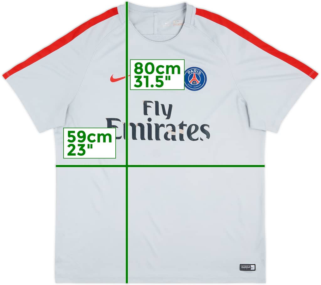 2016-17 Paris Saint-Germain Nike Training Shirt - 4/10 - (XXL)