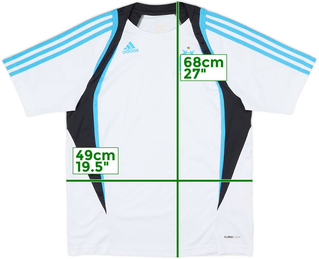 2009-10 Marseille adidas Training Shirt - 6/10 - (XL.Boys)