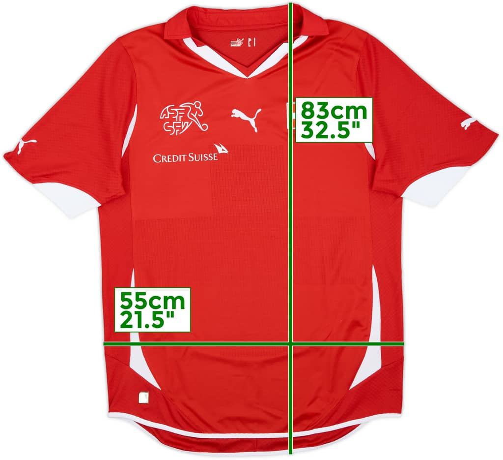 2010-11 Switzerland Home Shirt - 9/10 - (L)
