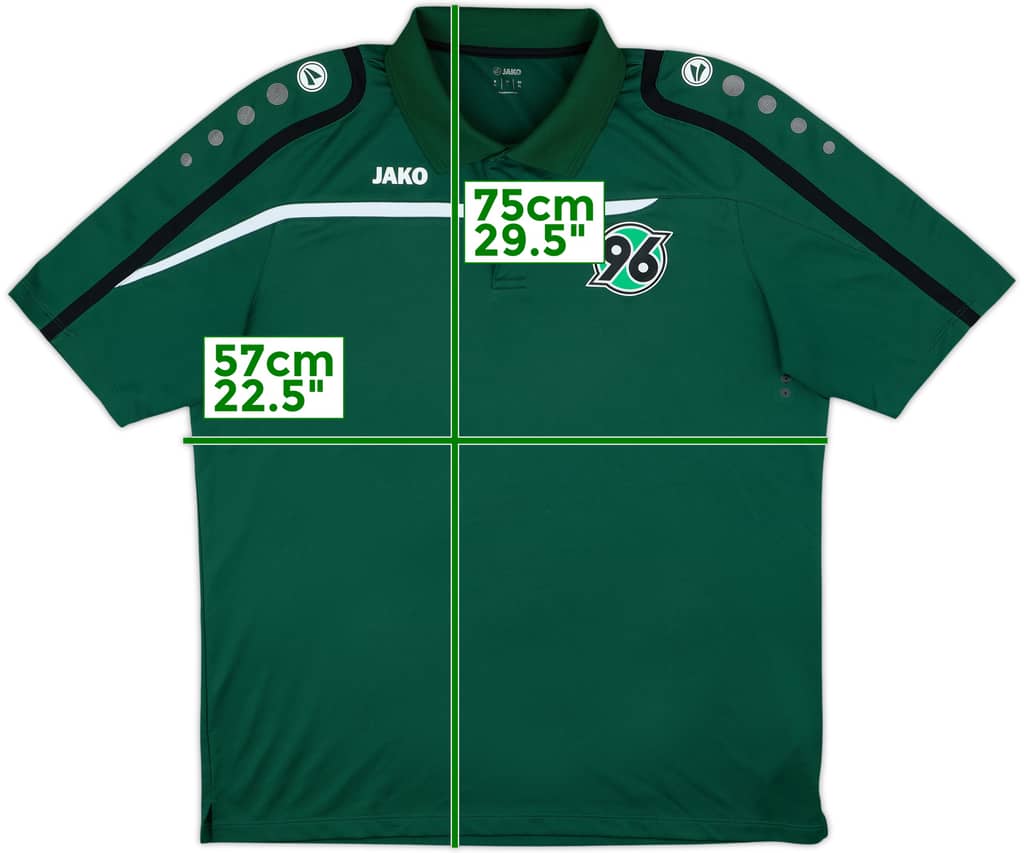 2015-16 Hannover 96 Jako Polo Shirt - 9/10 - (L)