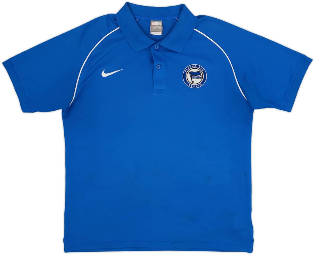2009-10 Hertha Berlin Nike Polo - 8/10 - (L)