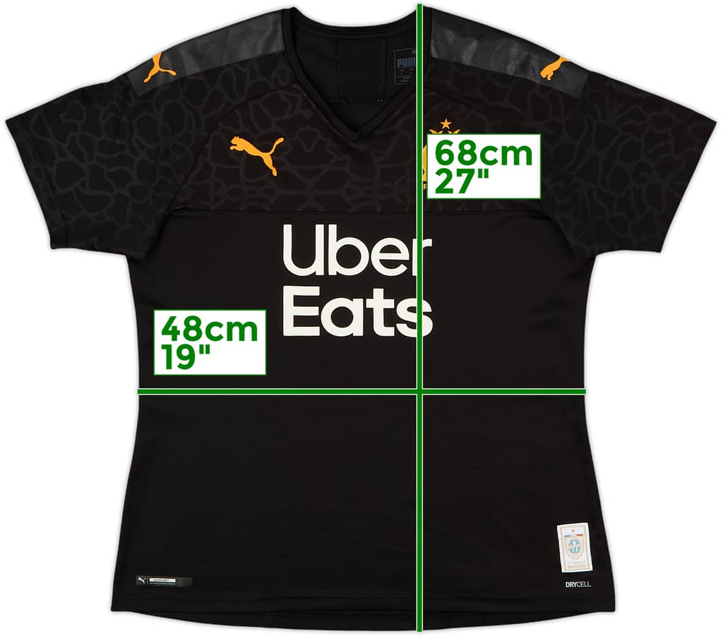 2019-20 Olympique Marseille Third Shirt - 8/10 - (Women's L)