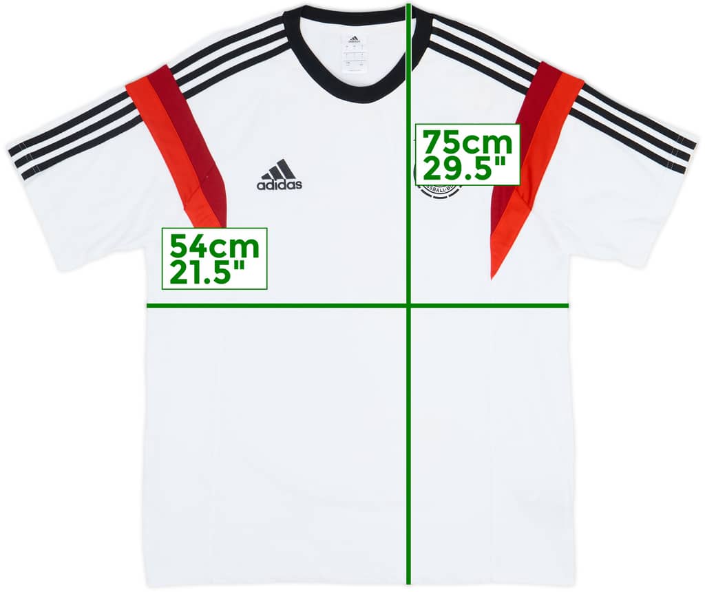 2013-14 Germany adidas Cotton Tee - 9/10 - (L)