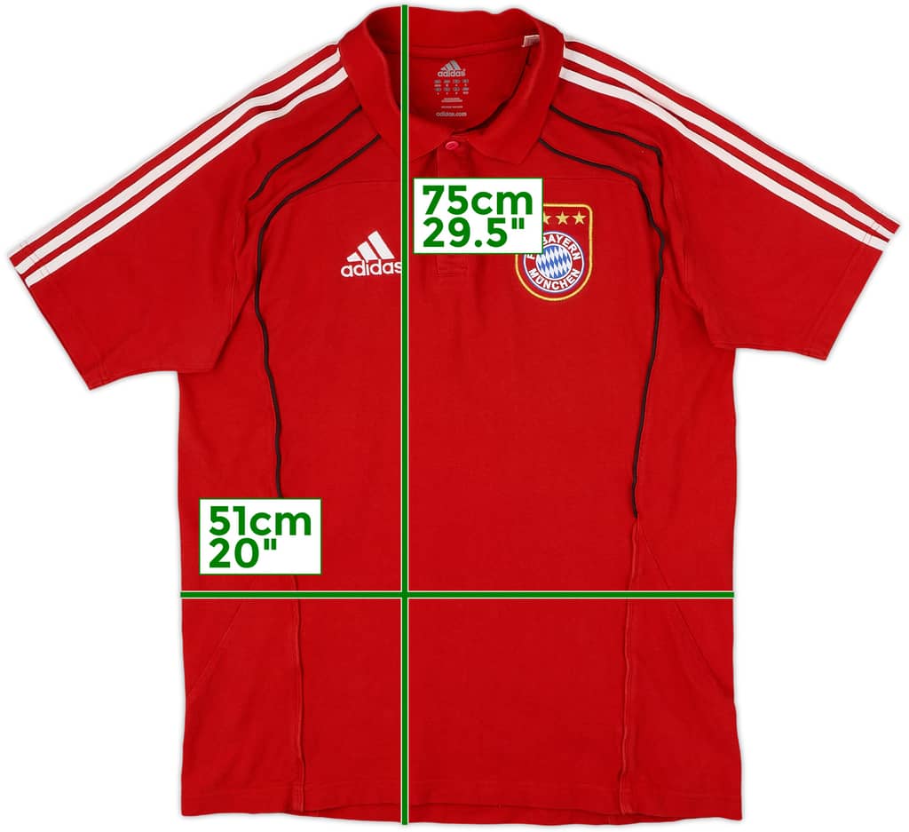 2010-11 Bayern Munich adidas Polo Shirt - 8/10 - (L)