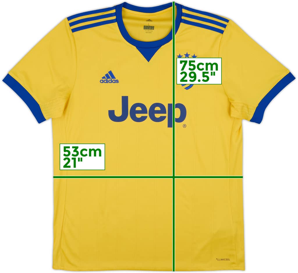2017-18 Juventus Away Shirt - 9/10 - (L)