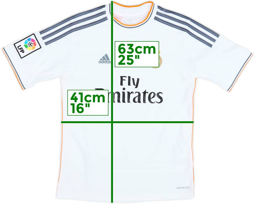 2013-14 Real Madrid Home Shirt - 7/10 - (M.Boys)