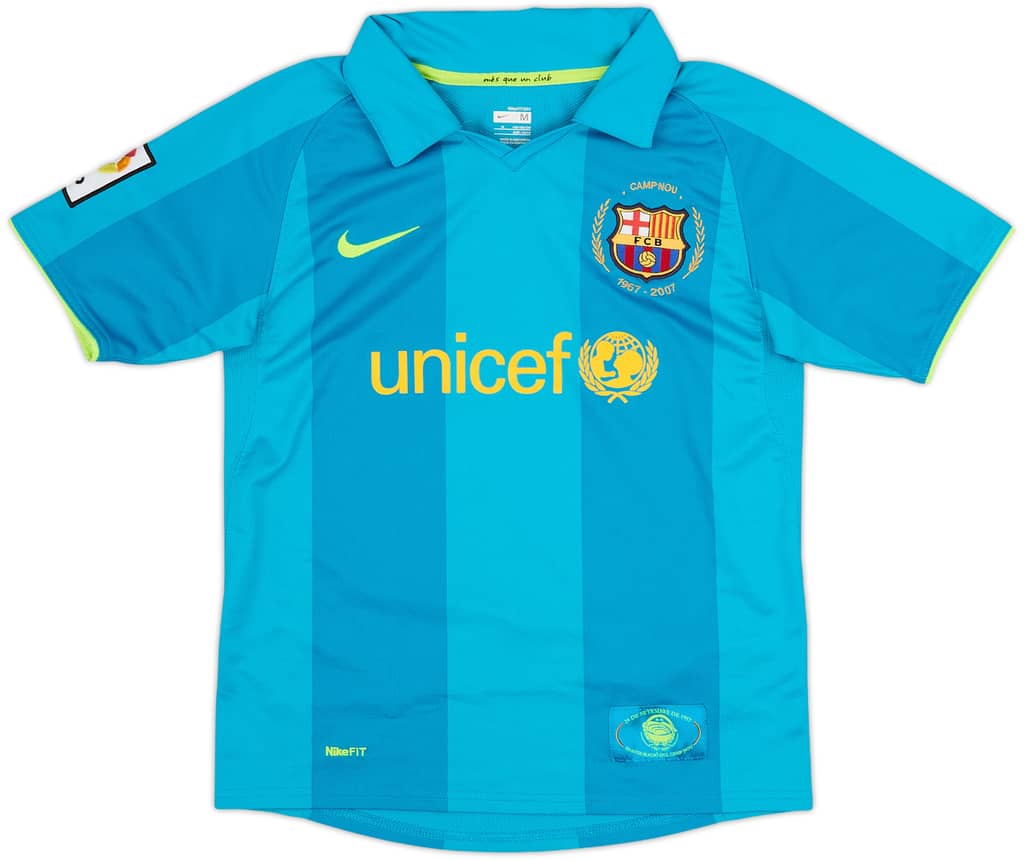 2007-09 Barcelona Away Shirt - 9/10 - (M.Boys)
