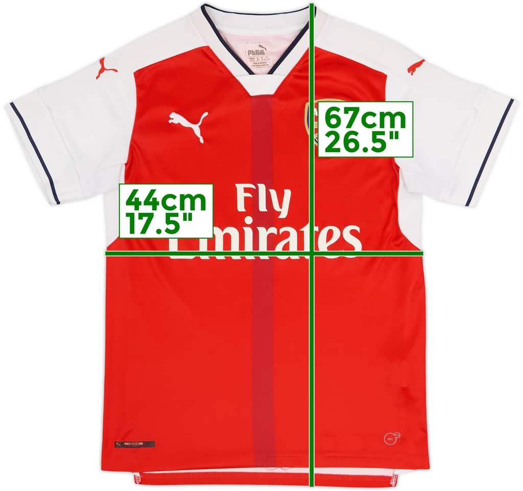 2016-17 Arsenal Home Shirt - 5/10 - (L.Boys)