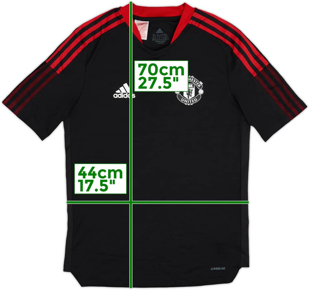 2021-22 Manchester United adidas Training Shirt - 10/10 - (XL.Boys)