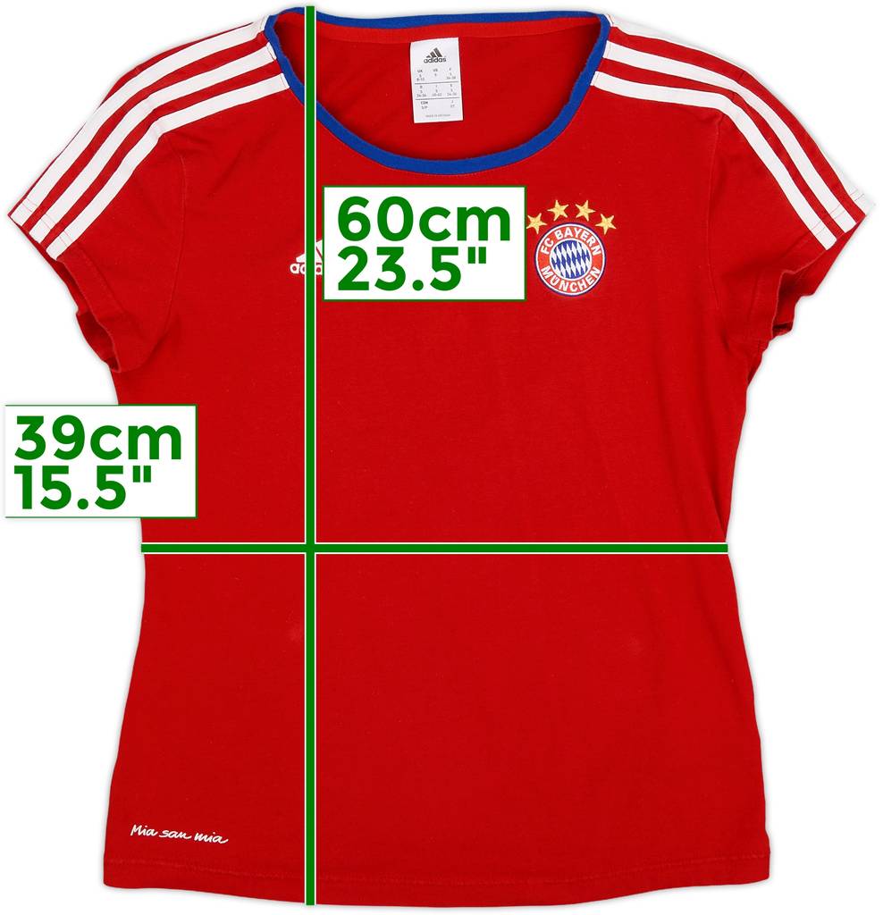2014-15 Bayern Munich adidas Cotton Tee - 8/10 - (Women's S)