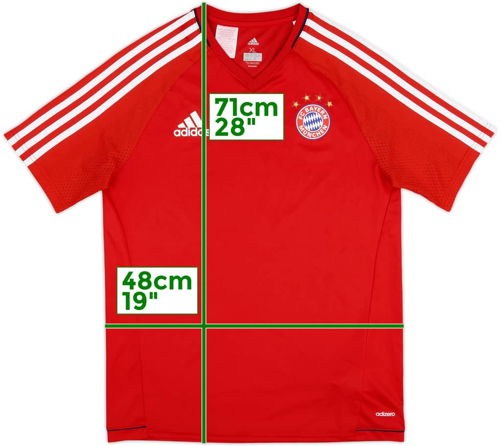 2017-18 Bayern Munich adizero Training Shirt - 8/10 - (XL.Boys)