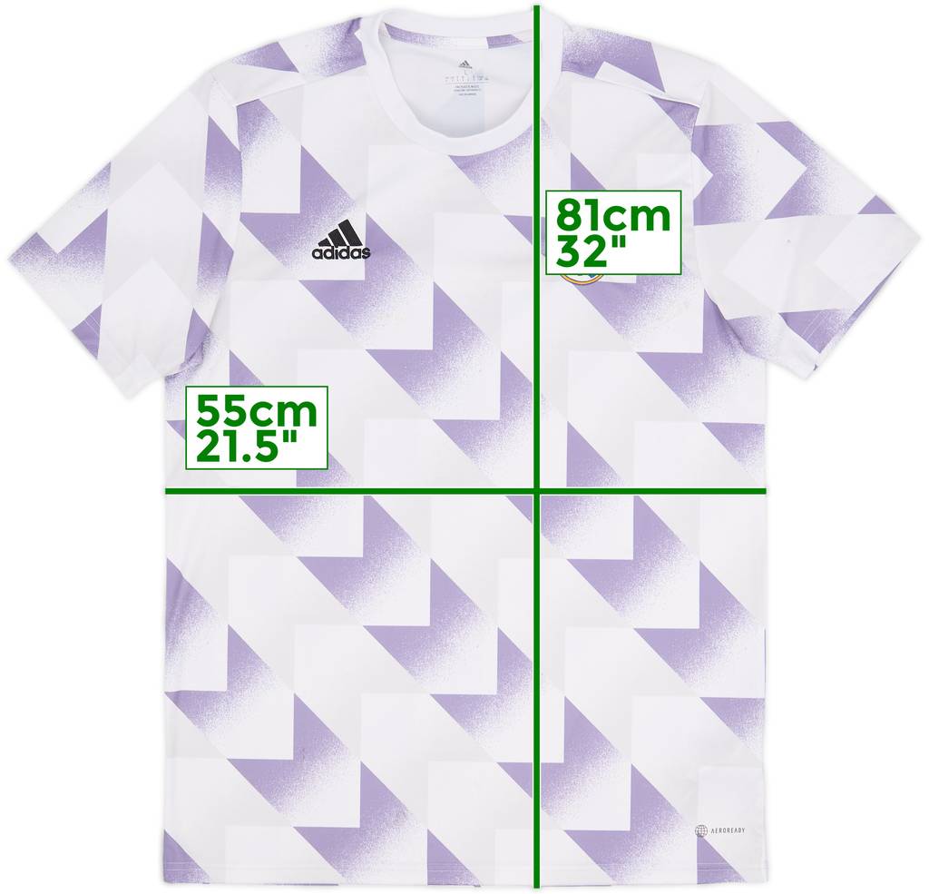 2022-23 Real Madrid adidas Training Shirt - 8/10 - (L)