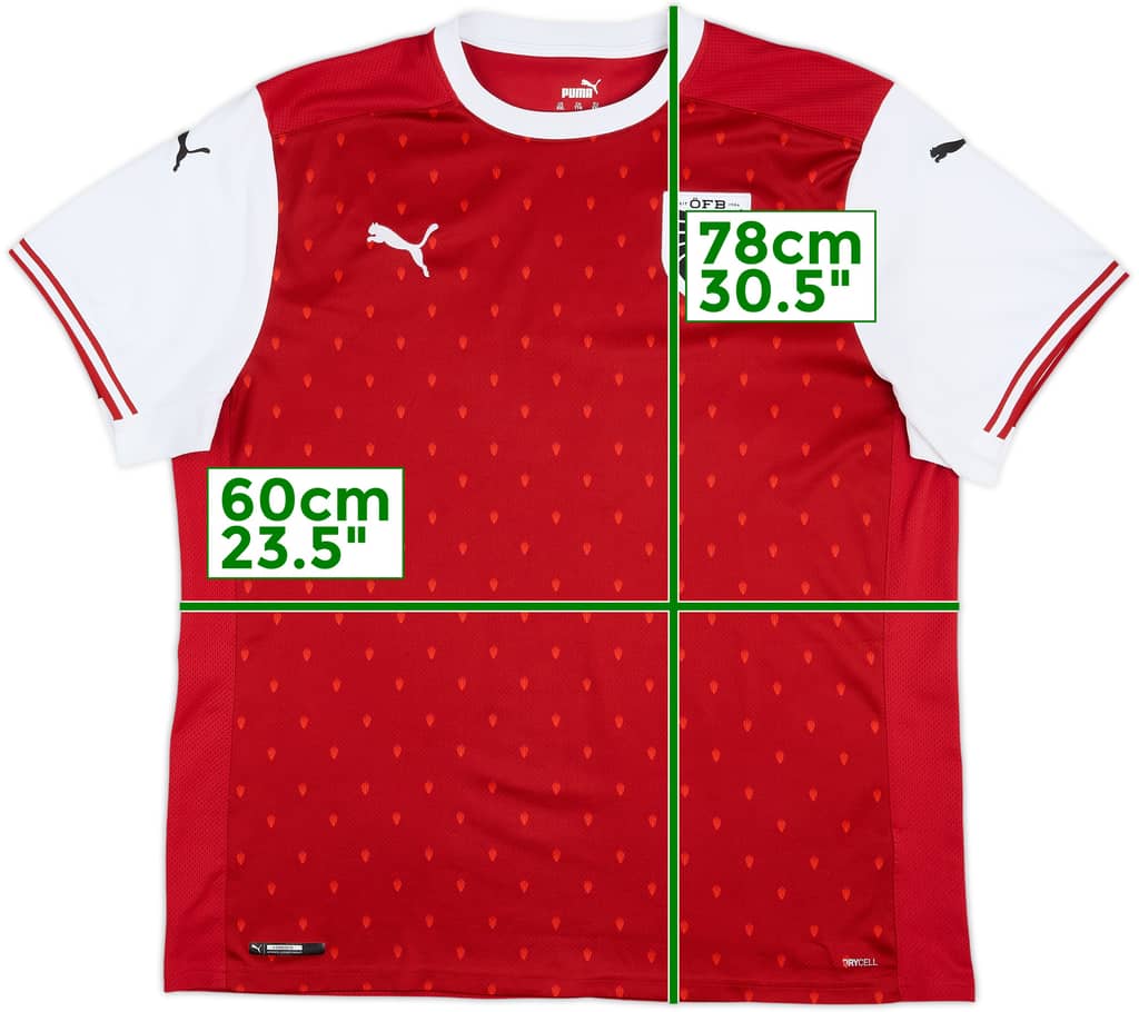 Camiseta de local de Austria 2020-22 - 8/10 - (XXL)
