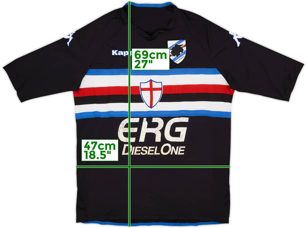 2006-07 Sampdoria Player Issue Third Shirt - 5/10 - (L)