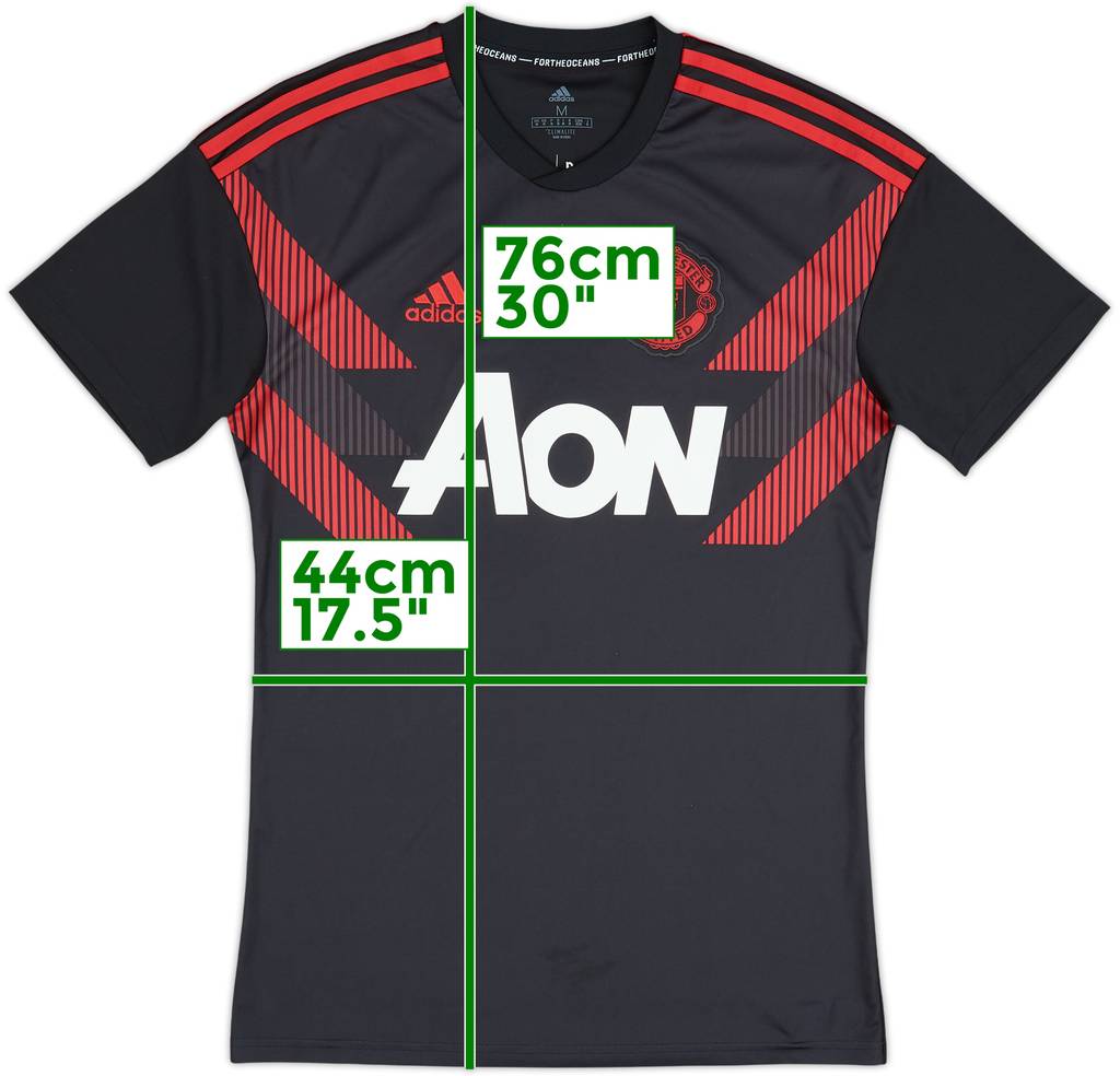 2018-19 Manchester United adidas Training Shirt - 10/10 - (M)