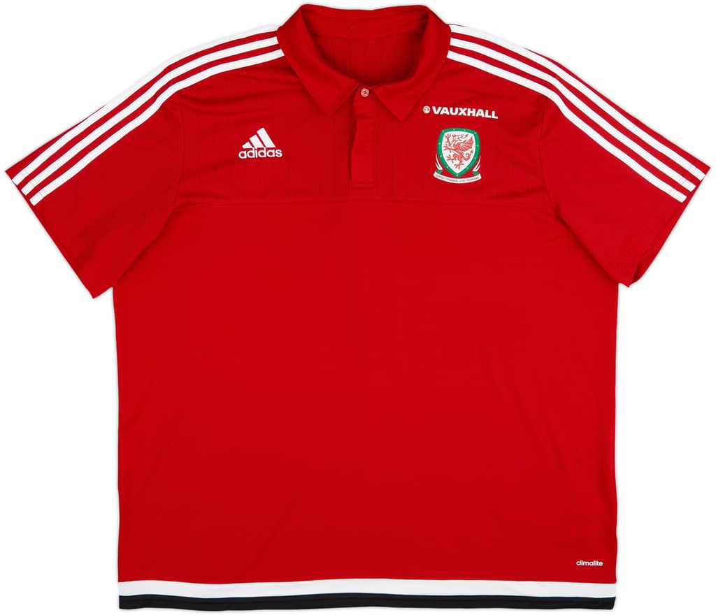 2016-18 Wales adidas Polo Shirt - 10/10 - (XXL)