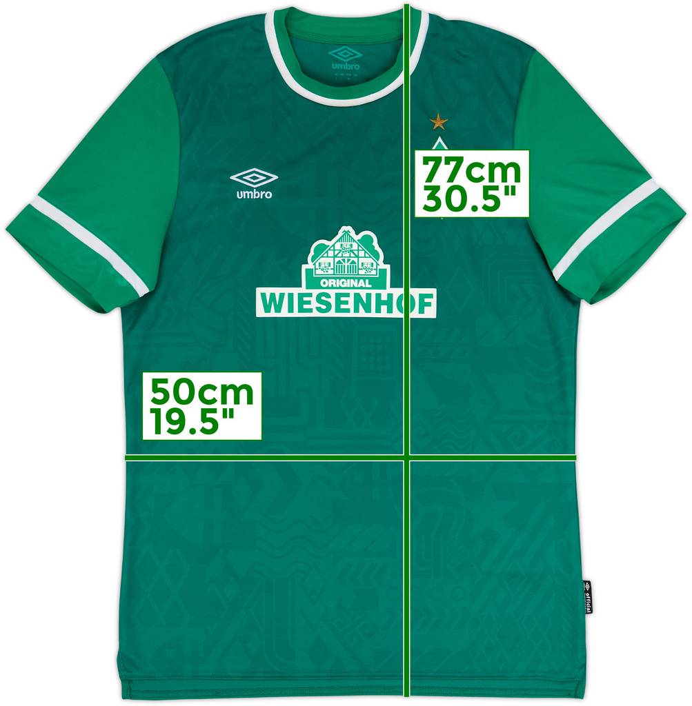 2021-22 Werder Bremen Home Shirt - 10/10 - (L)