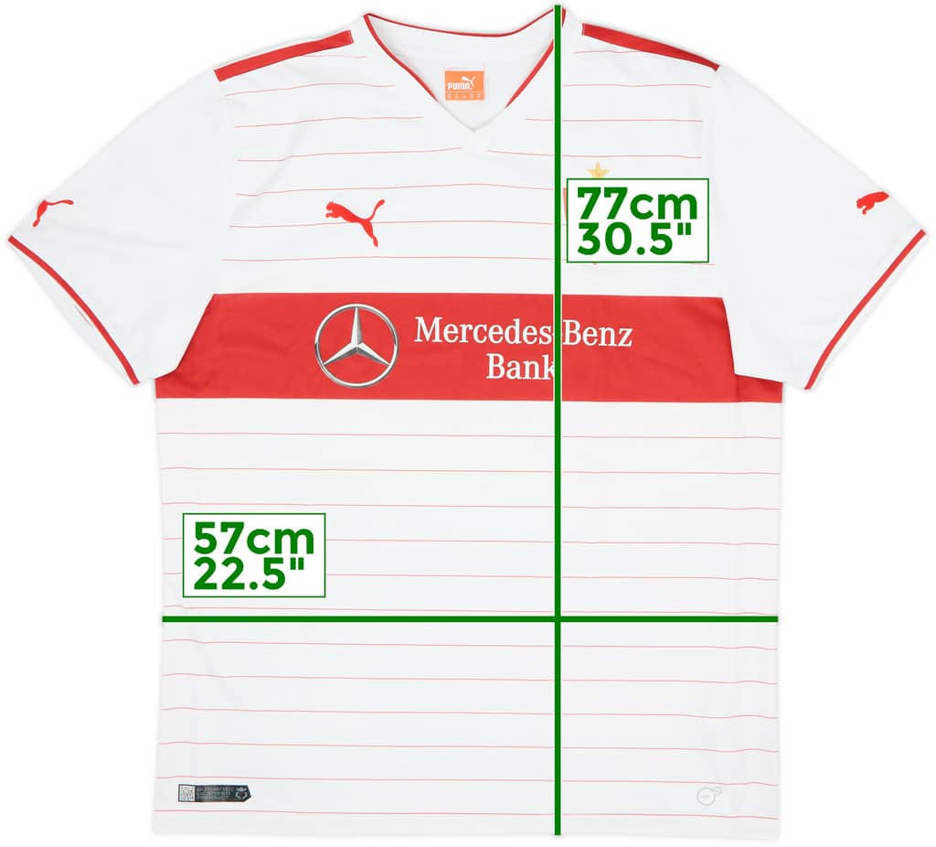 2013-14 Stuttgart Home Shirt - 8/10 - (XL)