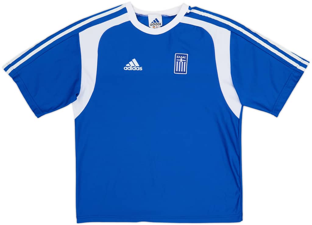 2004-06 Greece adidas Training Shirt - 8/10 - (S)
