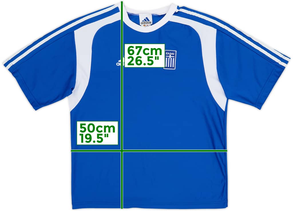 2004-06 Greece adidas Training Shirt - 8/10 - (S)