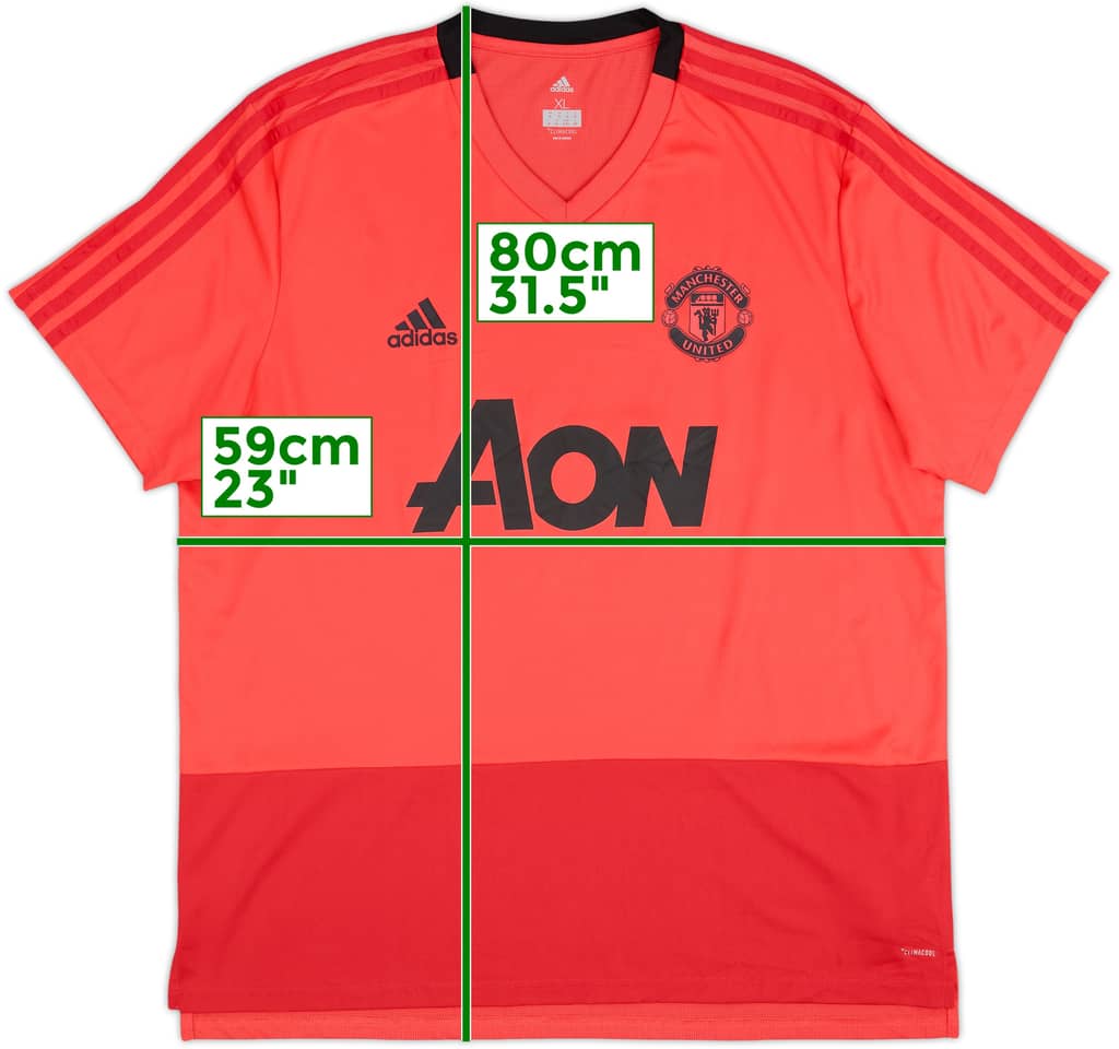 2018-19 Manchester United adidas Training Shirt - 10/10 - (XL)