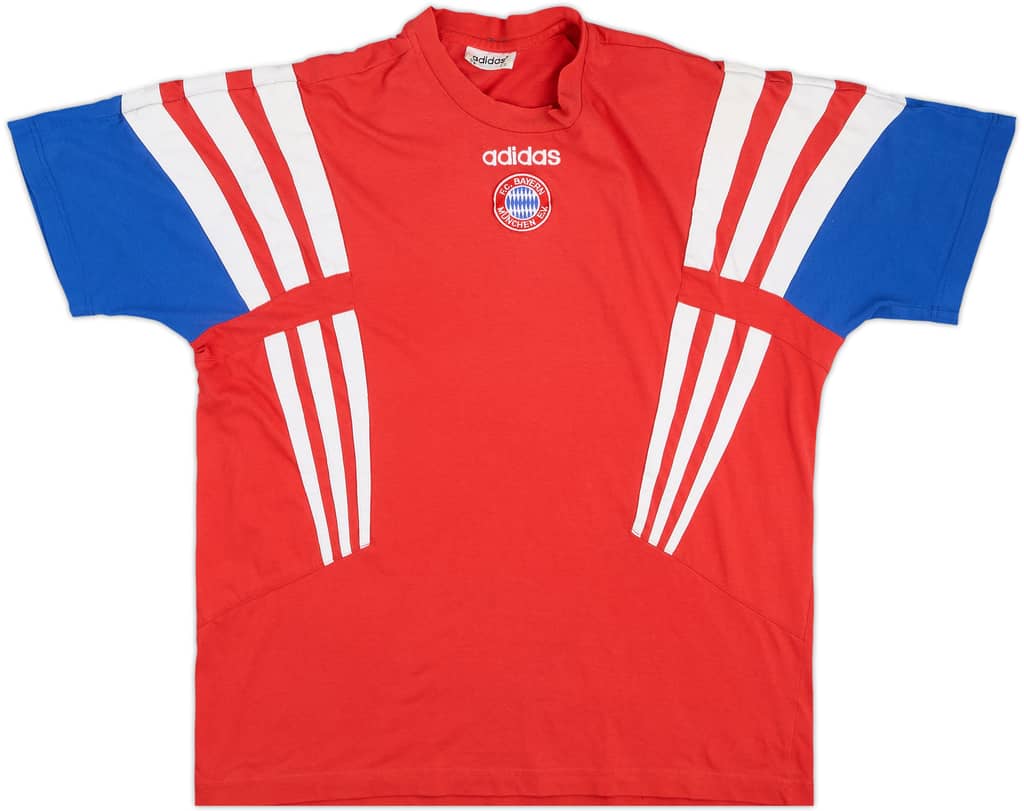 1995-97 Bayern Munich adidas Cotton Tee - 9/10 - (XL)