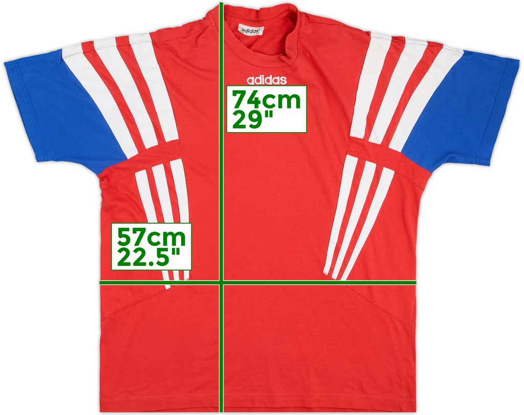 1995-97 Bayern Munich adidas Cotton Tee - 9/10 - (XL)