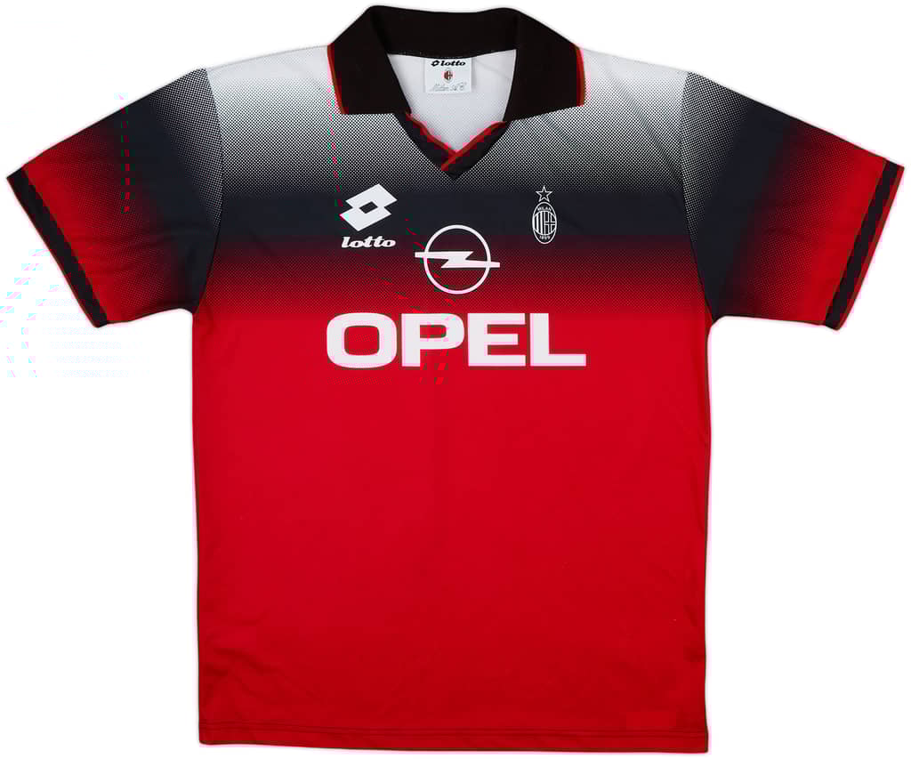 1996-97 AC Milan Lotto Training Shirt - 8/10 - (L)