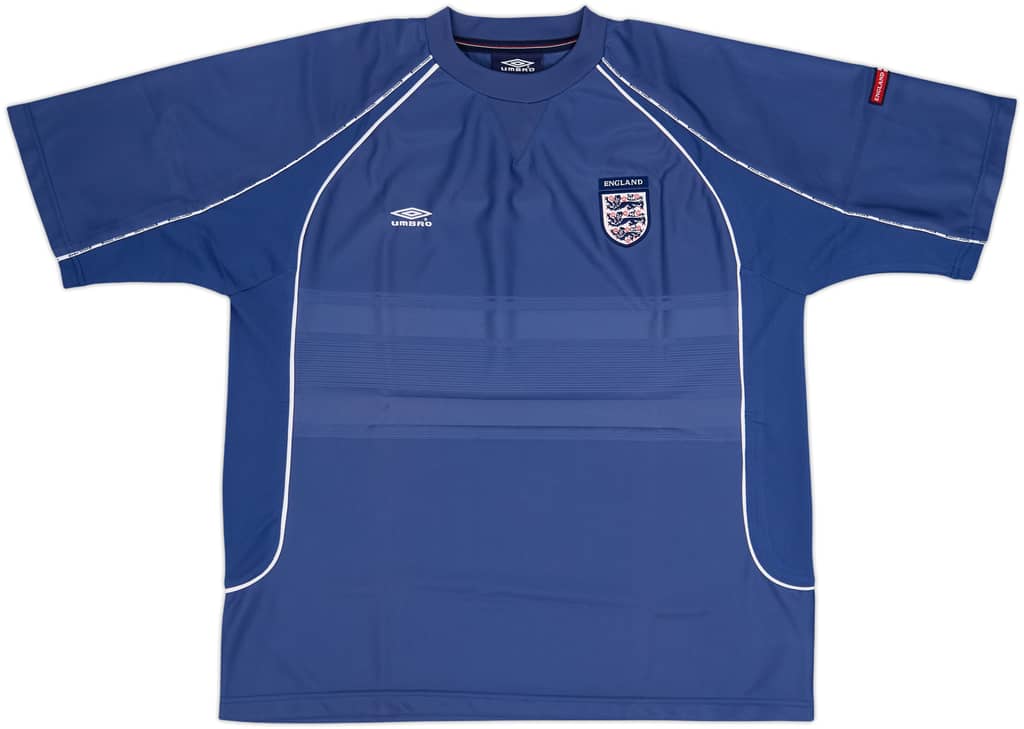 2000-02 Inglaterra Umbro Entrenamiento Camiseta - 8/10 - (XL)