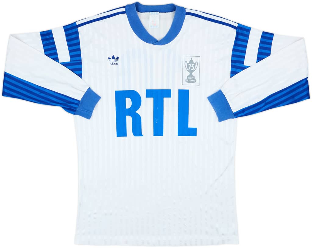 1991-92 Coupe de France Home L/S Shirt #10 - 6/10 - (L)