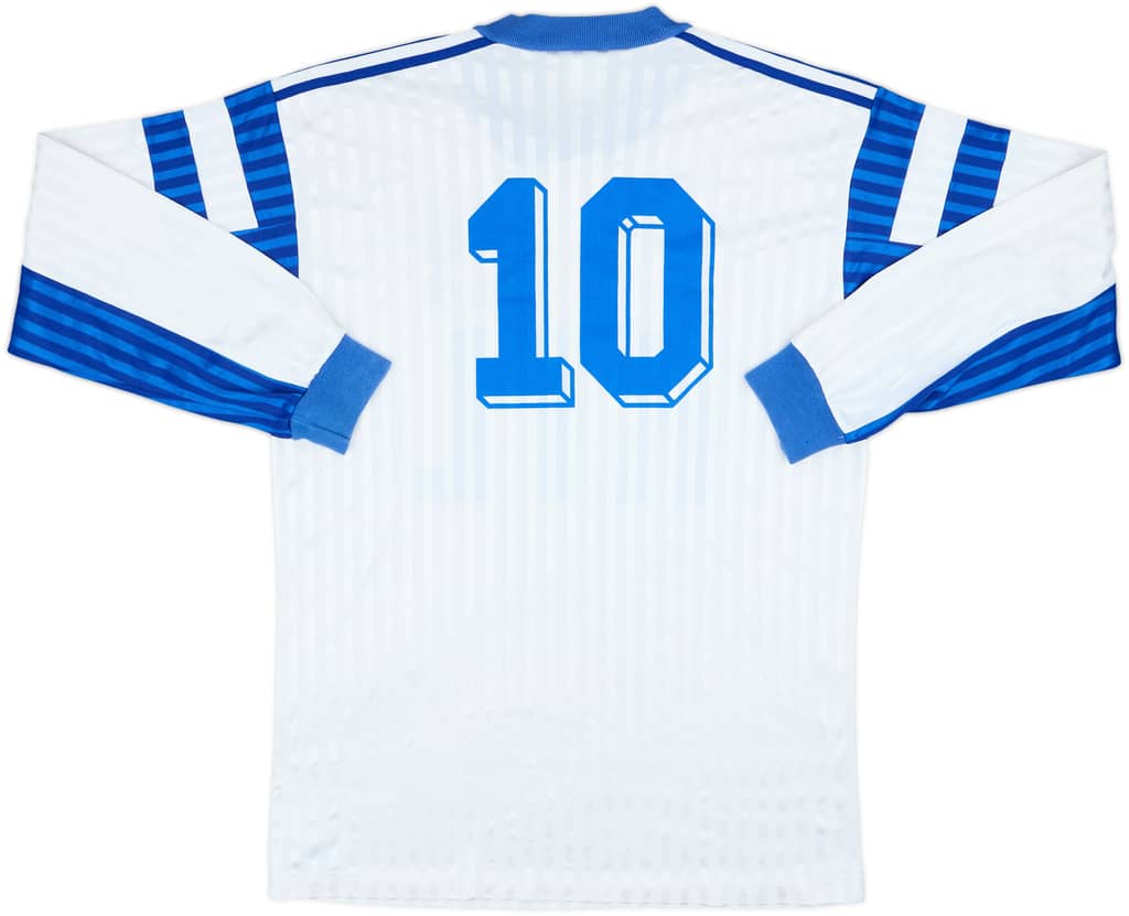 1991-92 Coupe de France Home L/S Shirt #10 - 6/10 - (L)