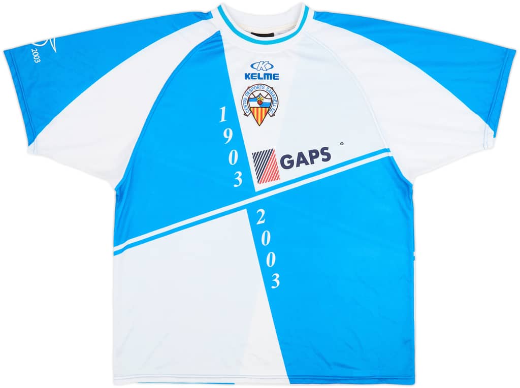 2002-03 Sabadell Centenary Home Shirt - 9/10 - (XL)