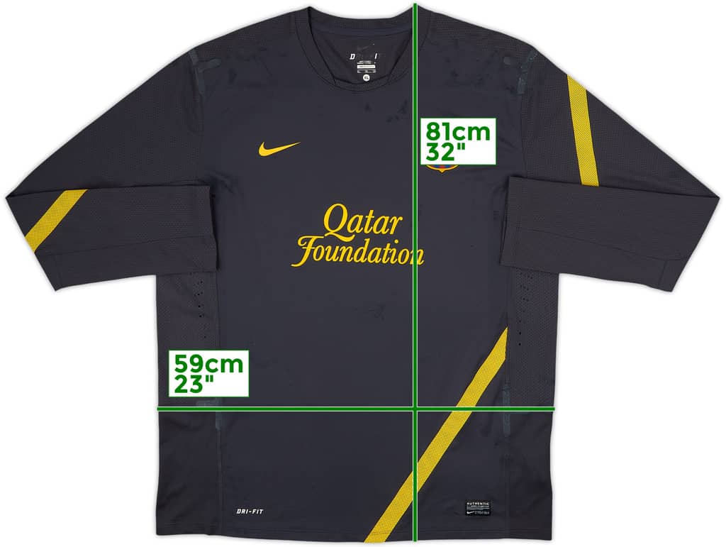2011-12 Barcelona Player Issue Nike Training L/S Shirt - 5/10 - (XL)