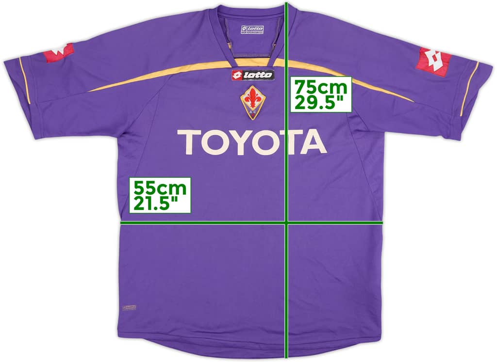 Camiseta de local de la Fiorentina 2009-10 - 5/10 - (XXL)