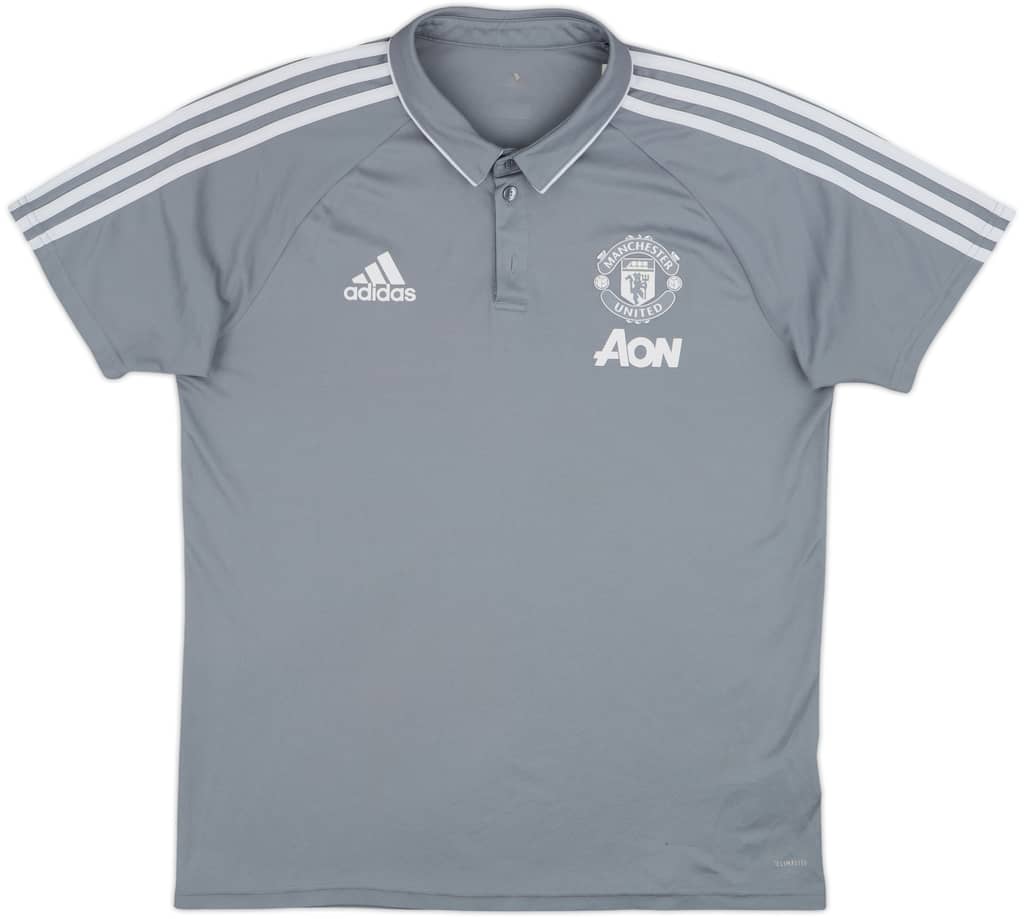 2017-18 Manchester United adidas Polo Shirt - 6/10 - (L)