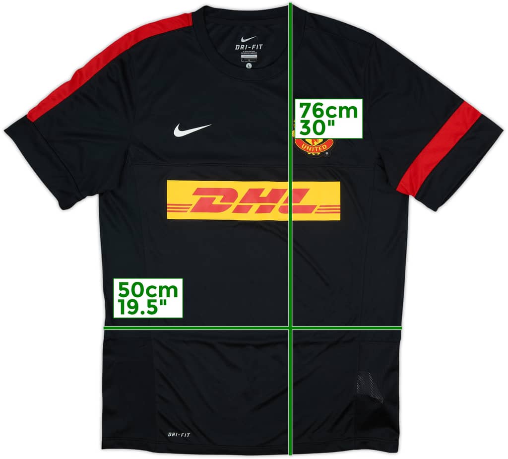 2012-13 Manchester United Nike Training Shirt - 8/10 - (L)