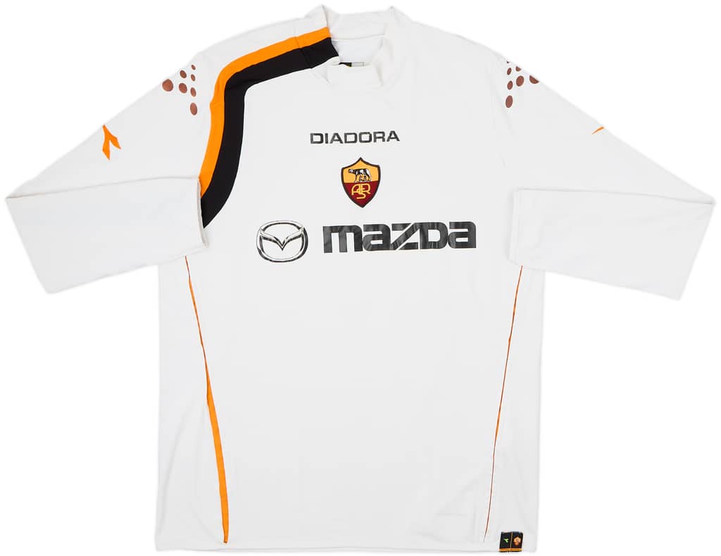 2004-05 Roma Away L/S Shirt - 6/10 - (XL)