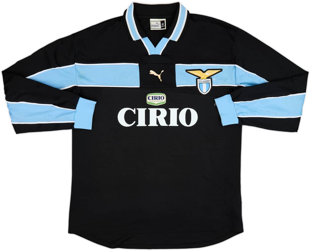 Camiseta de visitante de manga larga del Lazio 1998-99 - 8/10 - (XL)