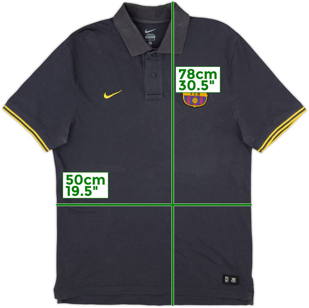 2012-13 Barcelona Nike Polo Shirt - 8/10 - (L)